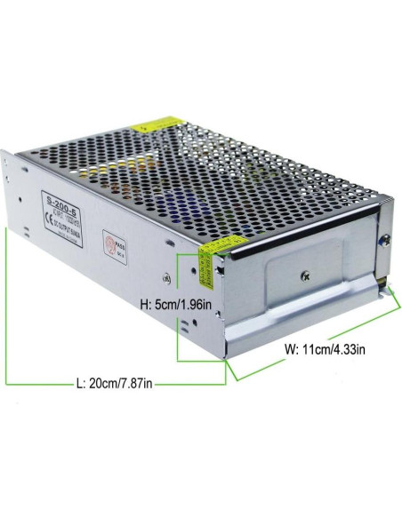 Fuente de Poder DC 5V 40A ALITOVE 200W Adaptador 110V/220V