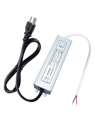 Fuente de Alimentación LED inShareplus 60W IP67 12V 5A