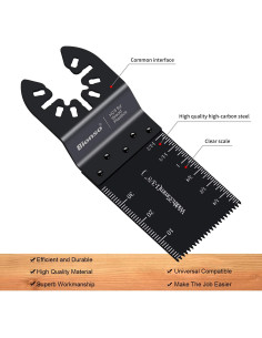 Bionso 55PCS Hojas de sierra oscilante para herramientas 2