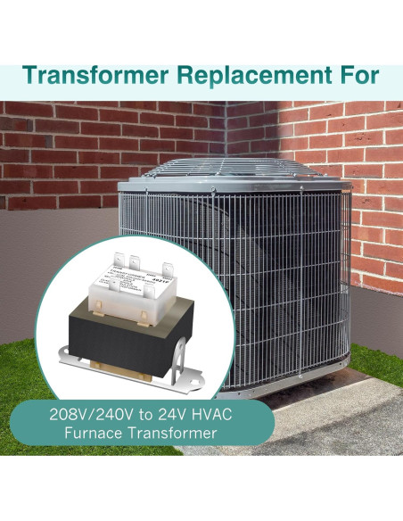 Transformador HVAC WUYELIN 240V a 24V 40VA Repuesto