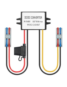 Convertidor DC-DC BEYIMEI 10-60V a 5V 3A 15W IP67