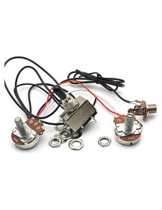 Arnés de Cableado para Guitarra Eléctrica SAPHUE 2 Pastillas 500K