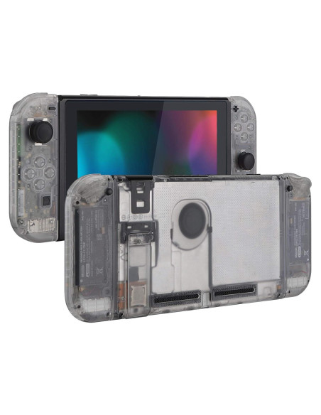 Carcasa de Reemplazo eXtremeRate para Nintendo Switch - Transparente