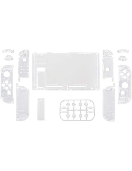 Carcasa de Reemplazo eXtremeRate para Nintendo Switch - Transparente