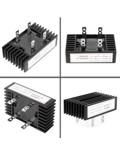 Rectificador de Puente de Diodo 100A 1600V 2 Fases con Disipador 2