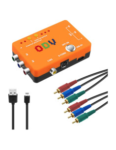 Convertidor AV/S-Video/Componente Mcbazel ODV-II para Consolas Retro