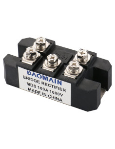 Rectificador de Puente Baomain MDS-100A 100A 1600V 5 Terminales