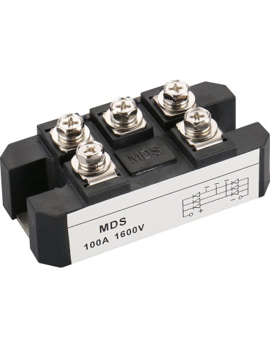 Rectificador de Puente Baomain MDS-100A 100A 1600V 5 Terminales