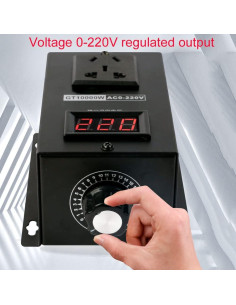 Regulador de Voltaje Monofásico 40A 10000W Somesino 2