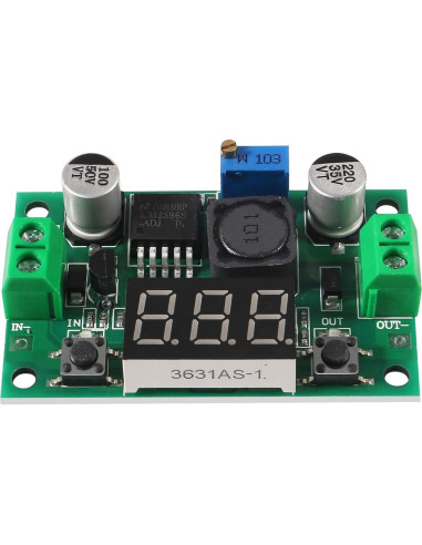 5 Pack Regulador de Voltaje LM2596 AITRIP DC-DC Ajustable