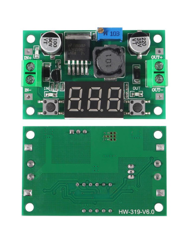 5 Pack Regulador de Voltaje LM2596 AITRIP DC-DC Ajustable