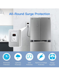 Protector de Sobretensión BSEED 120V 1 Salida Ajustable 2