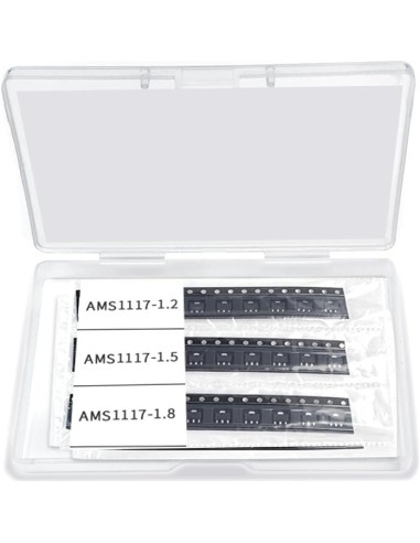 Kits Reguladores Voltaje SMD AMS1117 7 Valores 70 Pcs