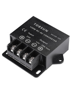 Convertidor de Voltaje 24V a 12V 10A HOMELYLIFE Regulador