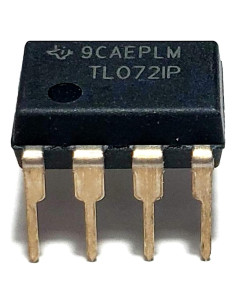 Amplificador Operacional TL072IP JFET Bajo Ruido DIP-8
