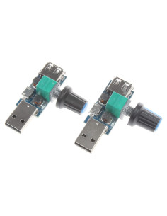 Controlador de Velocidad Sin Escalas USB NOYITO 5V (Paquete de 2)