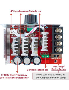 Controlador de Velocidad de Motor DC PWM 7-70V 30A Hosyond 2