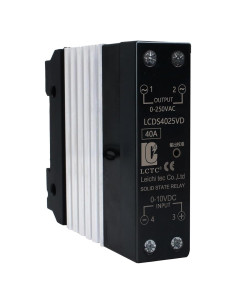Regulador de Voltaje LCTC 0-10V 40A Montaje en Riel DIN