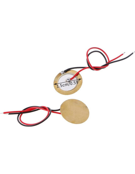 10 Piezas Buzzer Piezoeléctrico Cerámico 15mm HYROOY