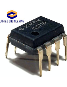 Amplificador Operacional TL072IP JFET Bajo Ruido - Paquete de 10 2