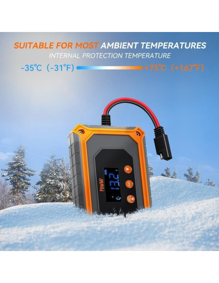 Controlador de Carga Solar MPPT PowMr 15A 12V/24V LCD