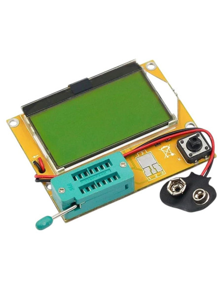 Probador de Transistores Digital LCR-T4 Mega328 LCD Retroiluminado
