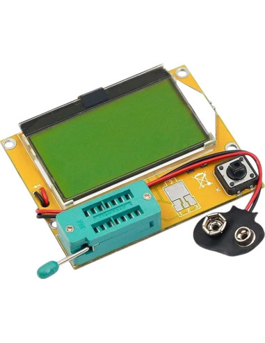 Probador de Transistores Digital LCR-T4 Mega328 LCD Retroiluminado