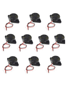 Zumbador Electrónico Tatoko DC 3-24V 10PCS Sonido Beep 90dB