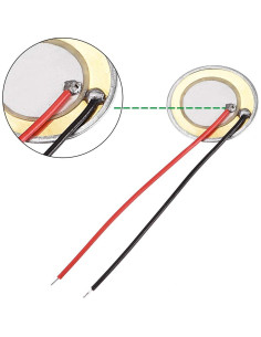 Discos Piezoeléctricos uxcell 20mm para Guitarras y Tambores - 20 Pcs 2