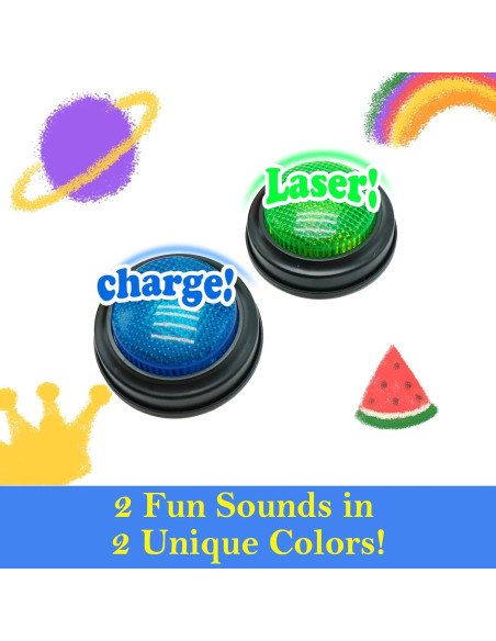 Paquete de 2 Timbres de Respuesta Gelabur para Juegos