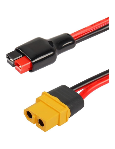 CERRXIAN Cable XT60 Hembra a Panel Solar 1m 30A 12AWG