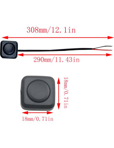 Interruptor Momentáneo 4PCS CHENJIN 12V 24V Compacto 2
