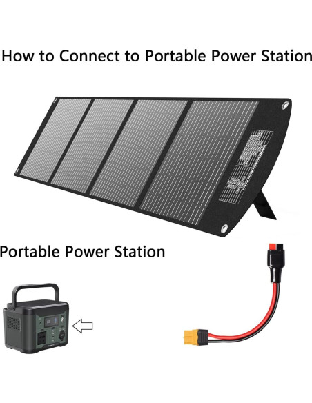 CERRXIAN Cable XT60 Hembra a Panel Solar 1m 30A 12AWG