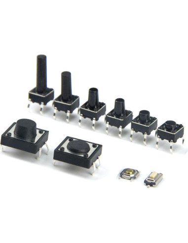 280 Piezas Interruptores de Botón Táctil 4 Pines XLX