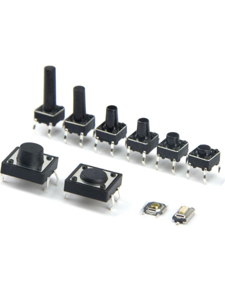 280 Piezas Interruptores de Botón Táctil 4 Pines XLX