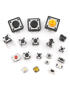 125 Pcs Micro Interruptores Táctiles KSOPUERT SMD y DIP