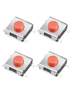 Interruptor Táctil Momentáneo uxcell 6x6x3.1mm 100PCS