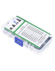 Kit de 180 Interruptores de Botón Táctil Genérico - 10 Valores