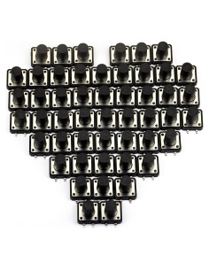 Interruptor Táctil SMD 4 Pin 12x12mm jujinglobal - Paquete 50 Pzas