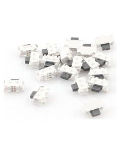 Interruptor Táctil uxcell SPST 4x2mm 20 Piezas Montaje SMD