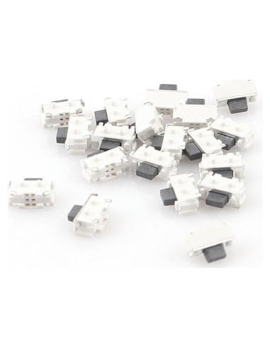 Interruptor Táctil uxcell SPST 4x2mm 20 Piezas Montaje SMD