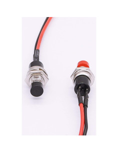 Interruptor de Botón Momentáneo TWTADE 6 Pcs 1A 250V CA 2