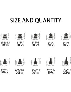 Kit de Interruptores Táctiles Micro Momentáneo Rrina 200 Pcs 2