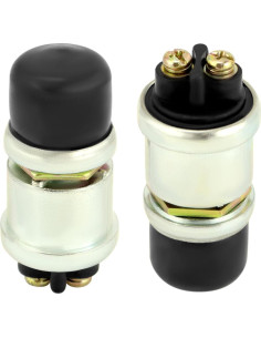 Interruptor de Botón de Inicio QWORK 12V 50A 4 Pcs 2