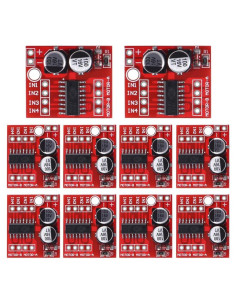 Módulo Controlador de Motor DC 1.5A 2 Vías L298N - 10 Pcs