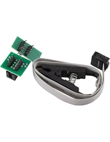 Programador CH341A USB 2PCS EEPROM SPI Flash 24 25 SOP8