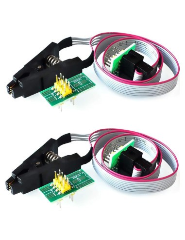 Conjunto de Clips de Prueba SOP8 a DIP8 Chironal 24cm 2 Pcs