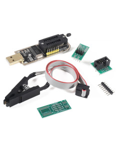 Clip de Prueba SOIC8 SOP8 JUZITAO + Programador USB CH341A