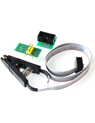 Conjunto de Clips de Prueba SOP8 a DIP8 Chironal 24cm 2 Pcs