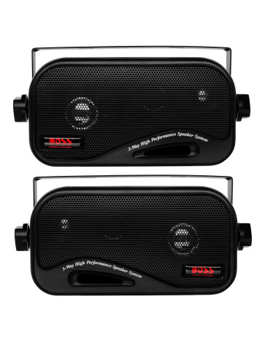 Altavoces Estéreo BOSS Audio AVA6200 - 200W, 3 Vías, Marino